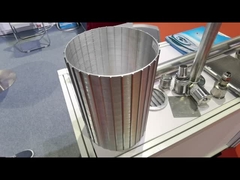 Écran à fil de fer à clin 304 Filtres en acier inoxydable OD 53 mm