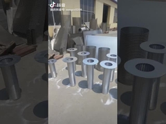 SS304 tambour à écran de fil de fer de coin échantillon gratuit