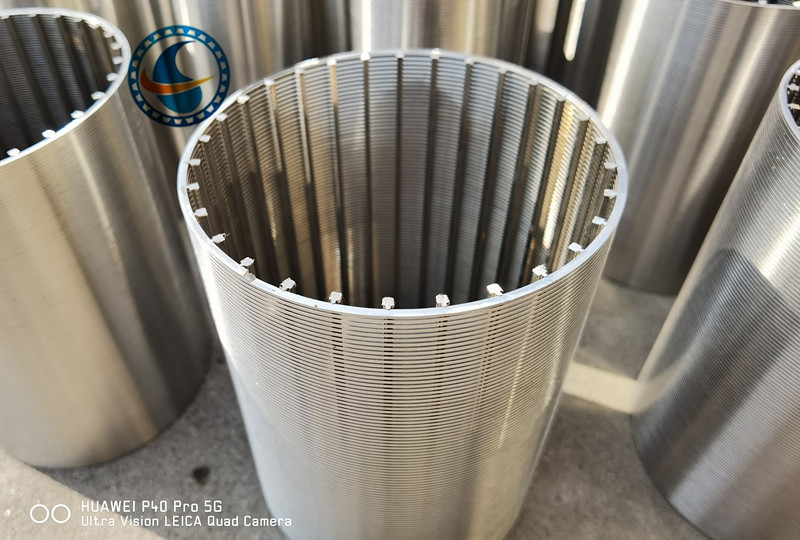 Le diamètre 114mm SS304 coincent le fil Mesh Filter 200μM Slot For Filtration