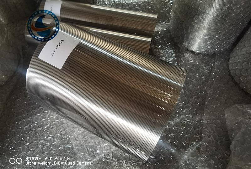 Le diamètre 114mm SS304 coincent le fil Mesh Filter 200μM Slot For Filtration
