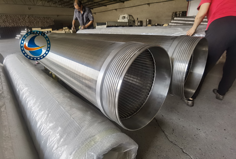 Galvanisation et SS 304 Johnson Whedge fil de filtrage d'eau