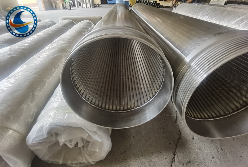 Galvanisation et SS 304 Johnson Whedge fil de filtrage d'eau