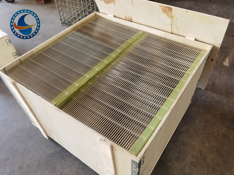 Panneau d'écran en acier inoxydable 304 fente de 1,7 mm en fil de fer à cuillère pour la filtration des aliments