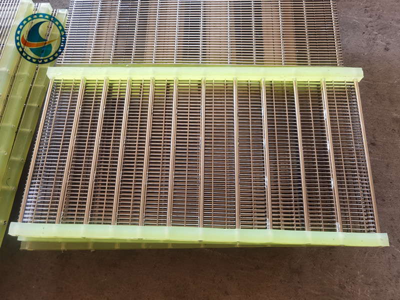 Panneau d'écran en acier inoxydable 304 fente de 1,7 mm en fil de fer à cuillère pour la filtration des aliments