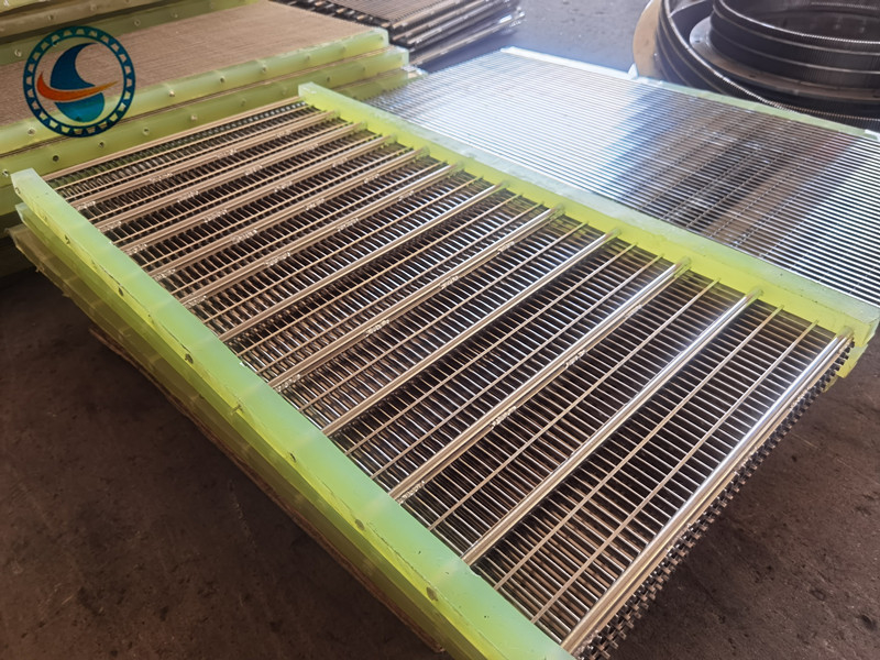 Panneau d'écran en acier inoxydable 304 fente de 1,7 mm en fil de fer à cuillère pour la filtration des aliments