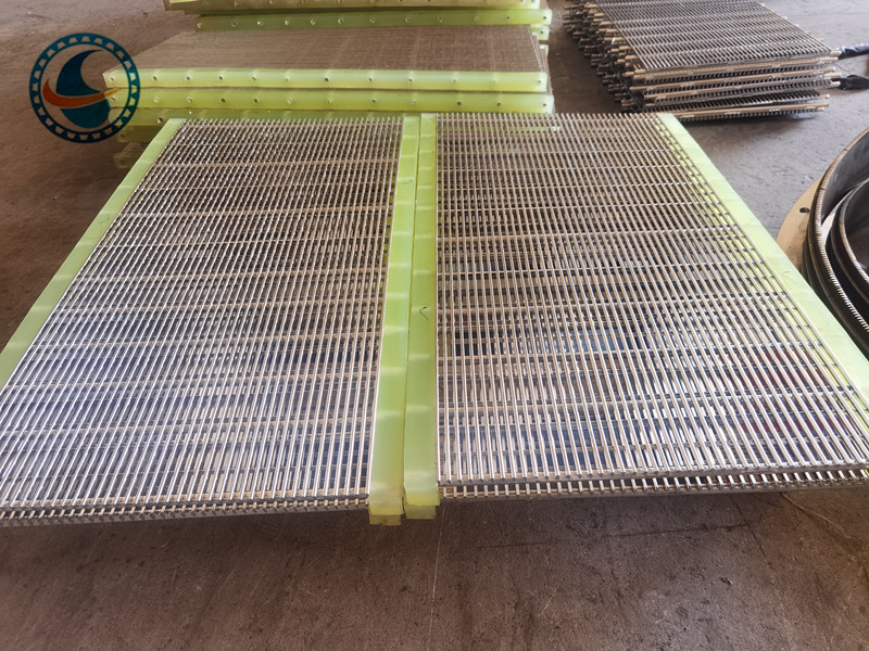 Panneau d'écran en acier inoxydable 304 fente de 1,7 mm en fil de fer à cuillère pour la filtration des aliments