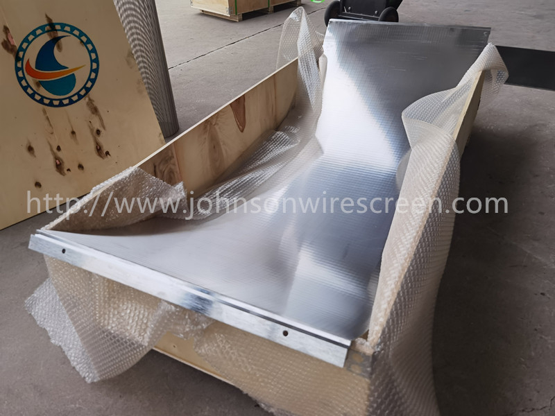 SS316L Filtre à écran à arc en fil de fil de fer pour le traitement des eaux usées