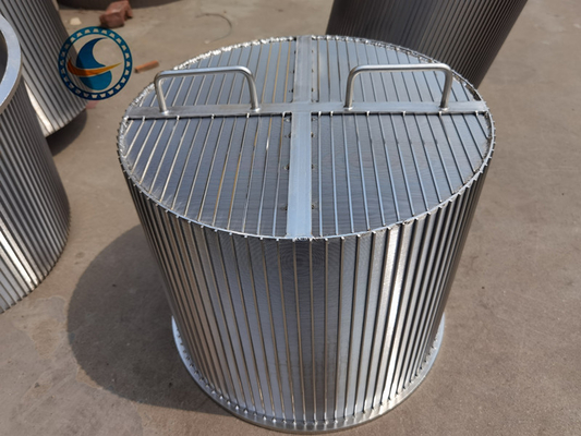 Écrans de Ss304 450mm Dia Wedge Wire Mesh Filter pour le traitement des eaux résiduaires
