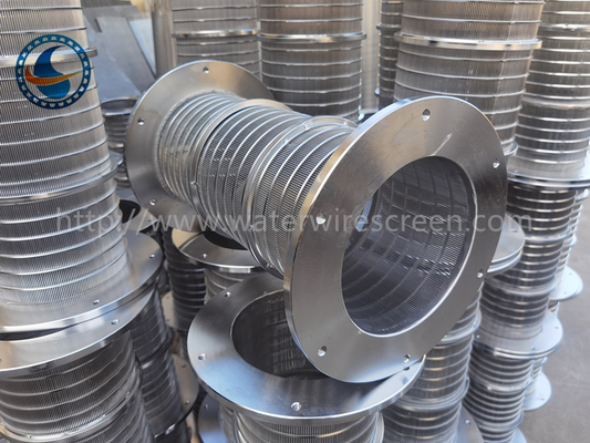 Filtre obstruant non de pulpe de l'acier inoxydable 304 Johnson Wedge Wire Screens For