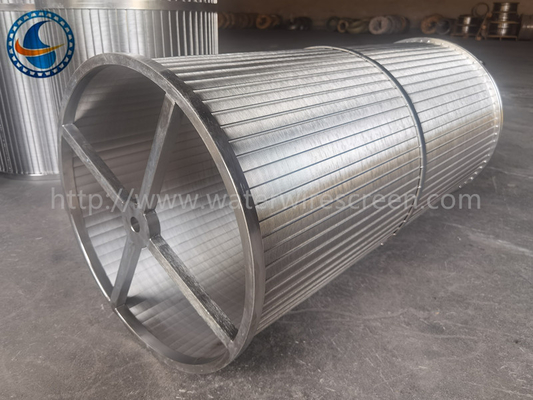 panier de tamis filtrant de fil de la cale 316l d'acier inoxydable de 490mm pour des filtres de grattoir