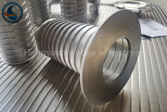 Acier inoxydable 180mm Dia Wedge Wire Mesh Screen pour les filtres automatiques d'eaux d'égout