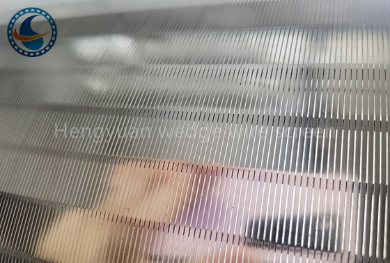 Non obstruant l'écran de fil de cale de l'acier inoxydable 304 pour les filtres fins tournants de grille