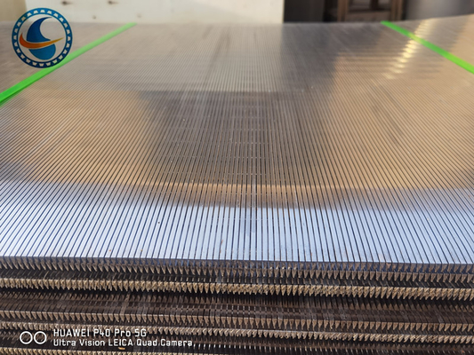 Ouverture personnalisable de fente du panneau 0.02mm d'écran de fil de la cale 304SS