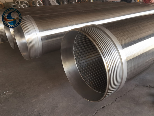 Écran à haute résistance Johnson Vee Wire pour puits d'eau