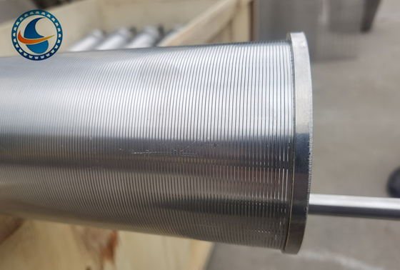 Pipe à écran en fil de fer à fermoir continu pour les solutions de filtration