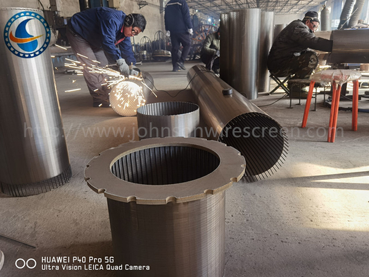Écran de fil en titane de 0,18 mm à fente pour filtrage mécanique