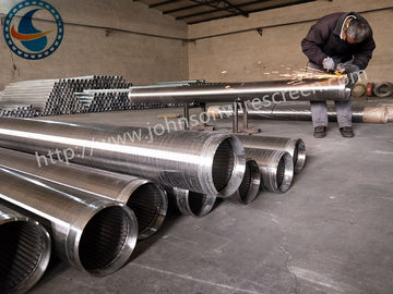 Écran économiseur d'énergie de Vee Wire Wrapped Screen Cylindrical pour le contrôle de sable