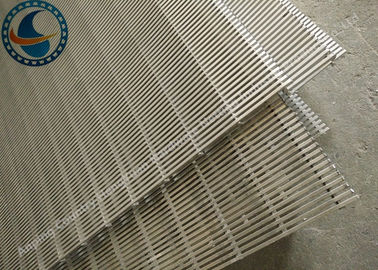 Panneaux plats de Johnson Type Wedge Wire Screen pour l'eau traitant l'équipement