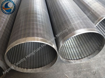 cale Johnson Wire Screen Tube, tuyau d'acier inoxydable de 251mm de fente de puits d'eau
