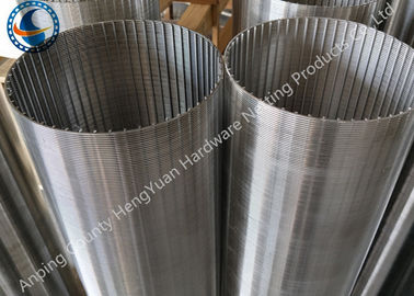 Diamètre rond du tube 29-1200mm de fente enveloppé par fil en forme de V d'acier inoxydable d'écran
