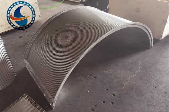 SS316L Filtre à écran à arc en fil de fil de fer pour le traitement des eaux usées