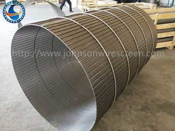 Les eaux usées de Mesh Drum Full Welded For de fil intérieur du diamètre 1250mm