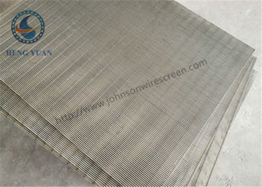 Les solides solubles 205/304/316/coincent le tamis de filtre de Mesh For de fil examinant la taille de fente de 0.5mm
