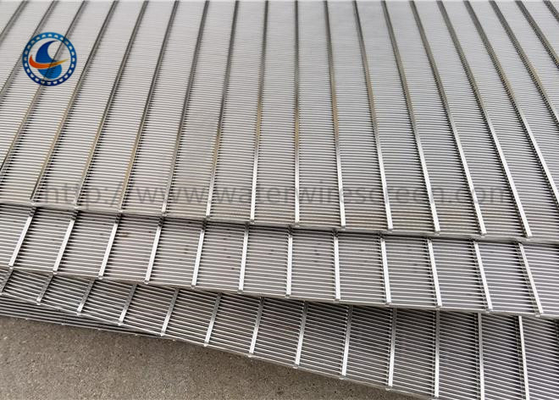 Panneaux d'écran de fil de cale de blessure de l'acier inoxydable 321 pour le filtre