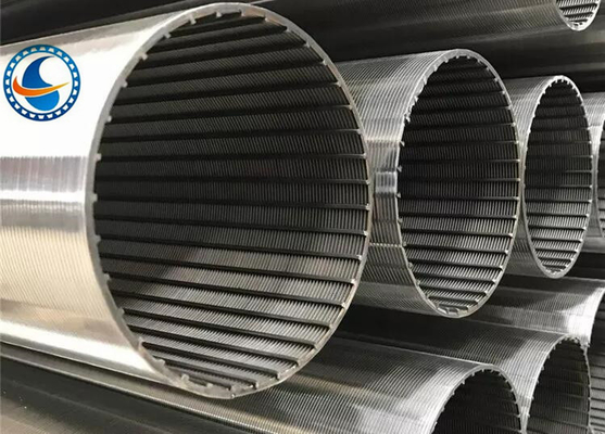 acier inoxydable de filtre de Johnson Type Wedge Wire Screen de fente de 0.5mm