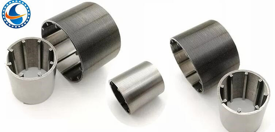 Diamètre de Johnson Continuous Slot Wedge Wire Mesh Profile Screen Stainless Steel 63mm