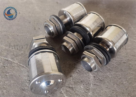 Bec de tamis du filtre M24 d'acier inoxydable avec l'accouplement de fils